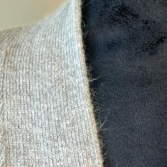 Vintage Yarnworks Lambswool Angora Blend Open Front Cardgan 90s Y2K Lagenlook - Picture 4 of 8